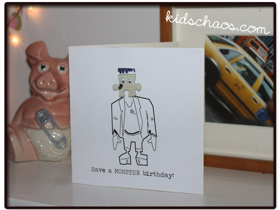Puzzle piece Fathers Day Card