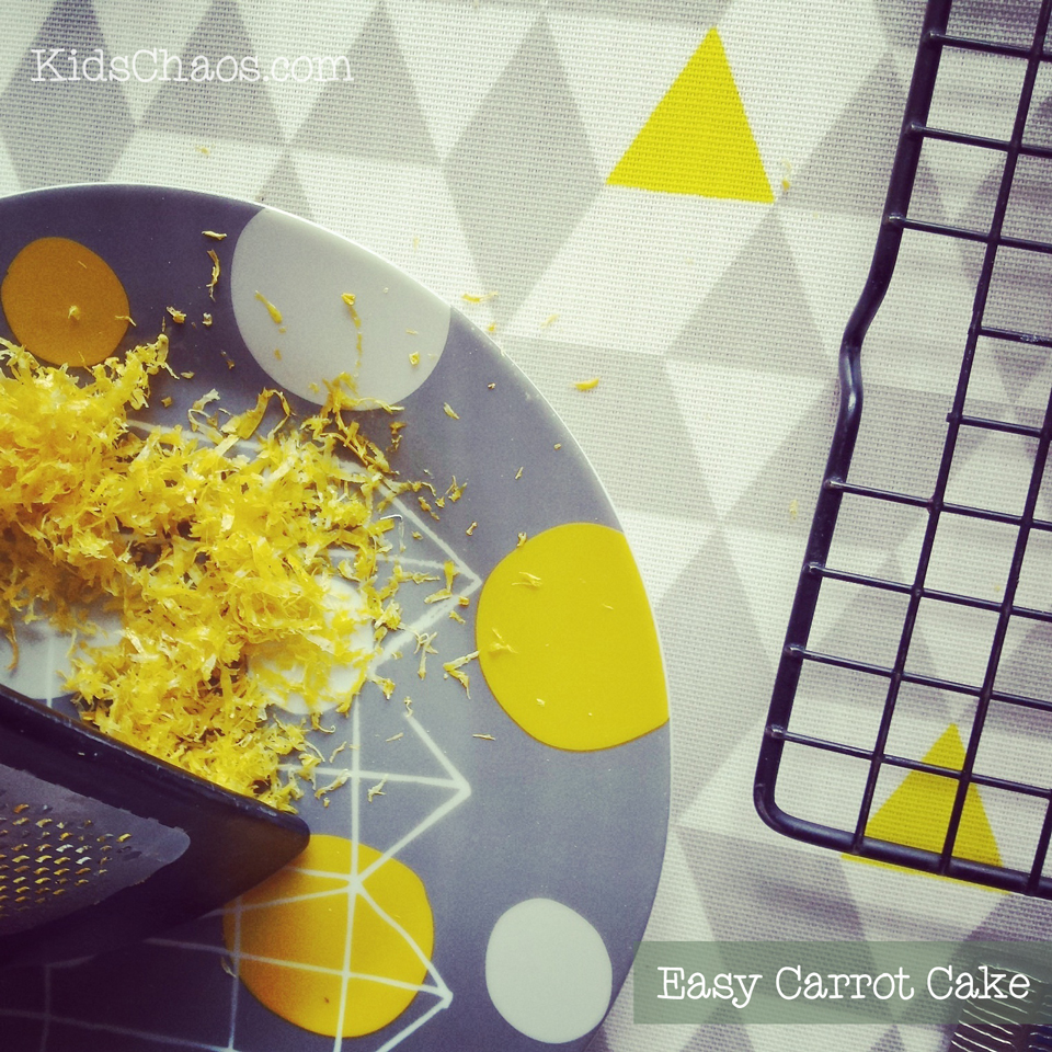 Carrot Cake recipe with Lemon Icing