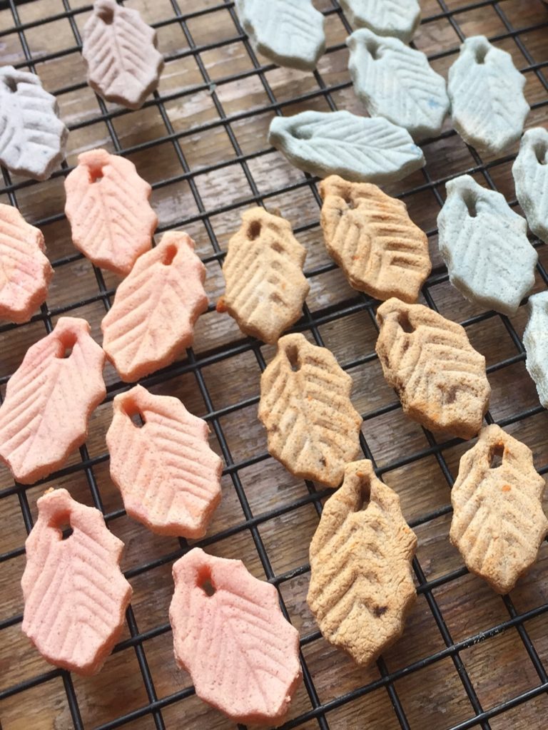 Salt Dough Leaves